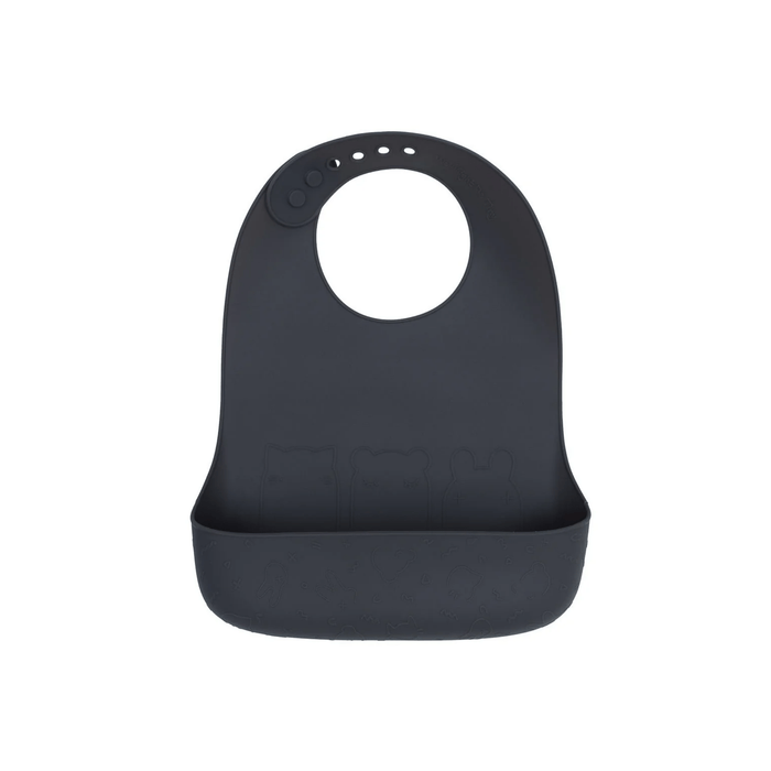 We Might Be Tiny Catchie Silicone Baby Bibs 2.0 - Hello Charlie