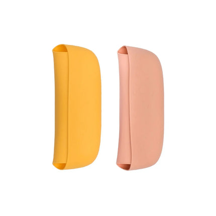 We Might Be Tiny Catchie Silicone Baby Bibs 2.0-We Might Be Tiny-Sage & Yellow-Hello Charlie