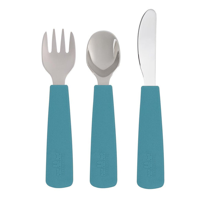 We Might Be Tiny Feedie Cutlery Set for Toddlers - Blue Dusk - Hello Charlie