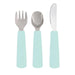 We Might Be Tiny Feedie Cutlery Set for Toddlers - Minty Green - Hello Charlie