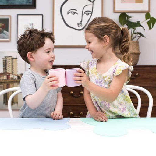 We Might Be Tiny Grip Cups - Powder Pink - Hello Charlie