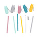 We Might Be Tiny Keepie & Bubble Tea Straw Set - Blue Dusk - Hello Charlie