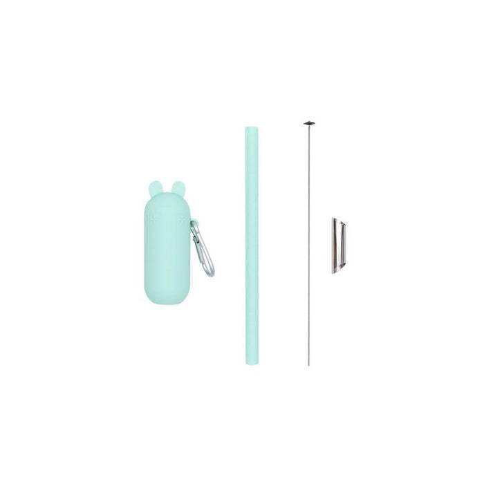 We Might Be Tiny Keepie & Bubble Tea Straw Set - Mint - Hello Charlie