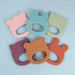 We Might Be Tiny Silicone Baby Teether - Bear - Dusty Rose--Hello-Charlie