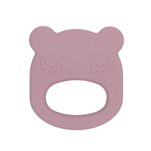 We Might Be Tiny Silicone Baby Teether - Bear - Dusty Rose--Hello-Charlie