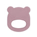 We Might Be Tiny Silicone Baby Teether - Bear - Dusty Rose--Hello-Charlie