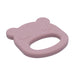 We Might Be Tiny Silicone Baby Teether - Bear - Dusty Rose - Hello Charlie