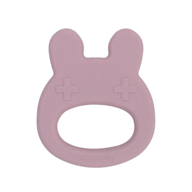 We Might Be Tiny Silicone Baby Teether - Bunny-We Might Be Tiny-Dusty Rose-Hello Charlie