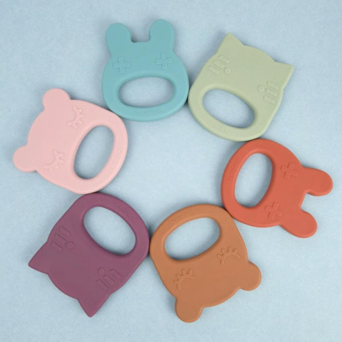 We Might Be Tiny Silicone Baby Teether - Bunny - Hello Charlie