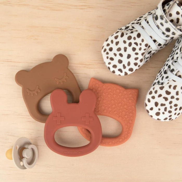 We Might Be Tiny Silicone Baby Teether - Bunny - Hello Charlie