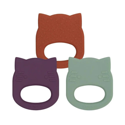 We Might Be Tiny Silicone Baby Teether - Cat-We Might Be Tiny-Burnt Orange-Hello Charlie