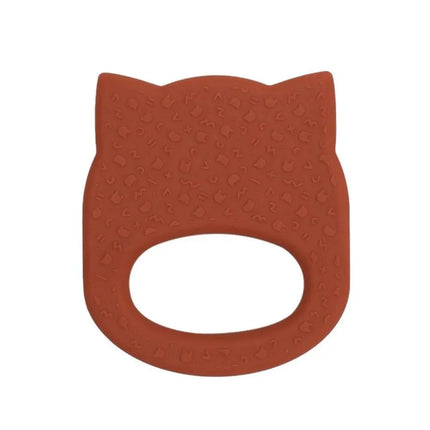 We Might Be Tiny Silicone Baby Teether - Cat-We Might Be Tiny-Burnt Orange-Hello Charlie