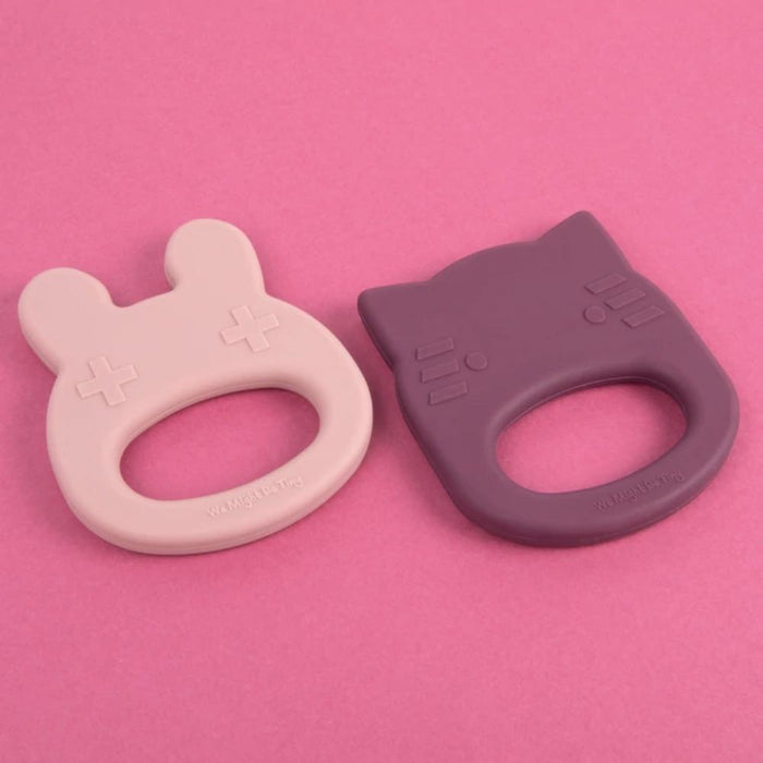 We Might Be Tiny Silicone Baby Teether - Cat - Hello Charlie