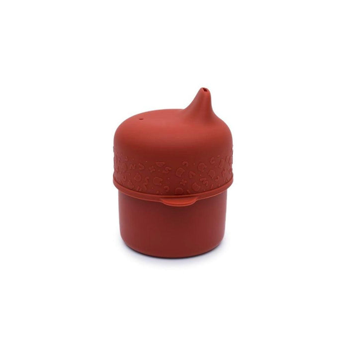 We Might Be Tiny Sippie Lid & Mini Silicone Straw - Rust - Hello Charlie