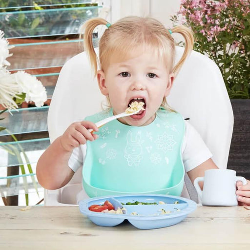 Weanmeister Scoopsy Plate-Mint-Hello-Charlie