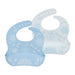 Weanmeister Silicone EasyRinse Bibs Patterned - 2 Pack - Hello Charlie