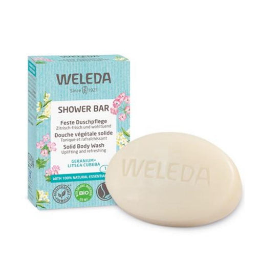 Weleda Solid Body Wash & Shower Bar - Geranium & Litsea Cubeba - Hello Charlie