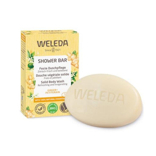 Weleda Solid Body Wash & Shower Bar - Ginger & Petitgrain - Hello Charlie