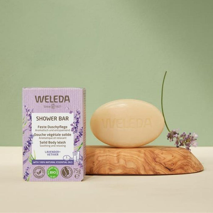 Weleda Solid Body Wash & Shower Bar - Lavender & Vetiver - Hello Charlie