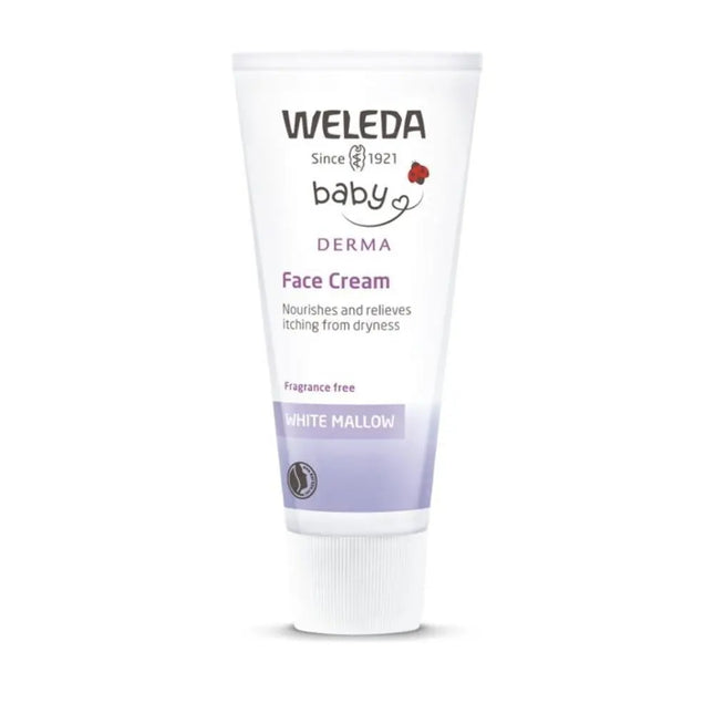 Weleda Baby Derma Face Cream White Mallow Fragrance Free 50ml-Weleda-Hello Charlie