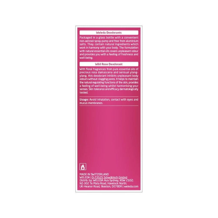 Weleda Wild Rose Deodorant - Hello Charlie