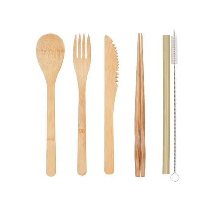 White Magic Eco Basics Bamboo Cutlery Set-White Magic-Hello Charlie