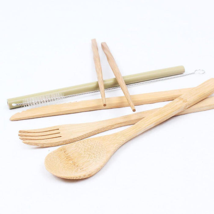 White Magic Eco Basics Bamboo Cutlery Set - Hello Charlie