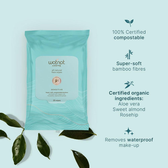 Wotnot Facial Wipes - Sensitive - Hello Charlie