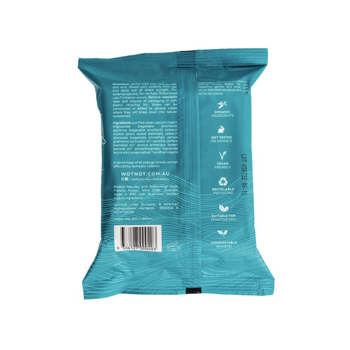 Wotnot Facial Wipes - Ultra Hydrating--Hello-Charlie