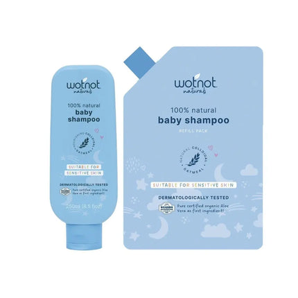 Wotnot Natural Baby Shampoo-WotNot-250ml Bottle-Hello Charlie
