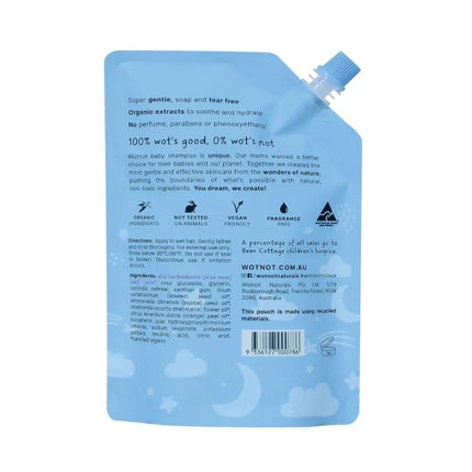 Wotnot Natural Baby Shampoo-WotNot-250ml Bottle-Hello Charlie