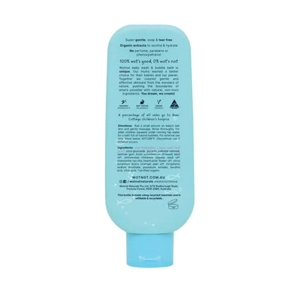 Wotnot Natural Baby Wash & Bubble Bath-WotNot-250ml-Hello Charlie
