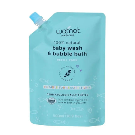 Wotnot Natural Baby Wash & Bubble Bath-WotNot-250ml-Hello Charlie