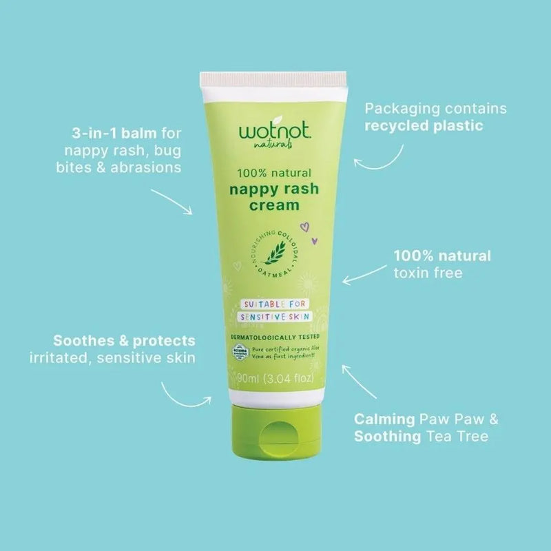Wotnot Natural Nappy Rash Cream & Baby Balm-WotNot-Hello Charlie