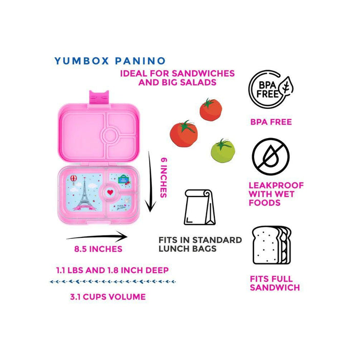 Yumbox Panino Lunch Box - Fifi Pink - Hello Charlie