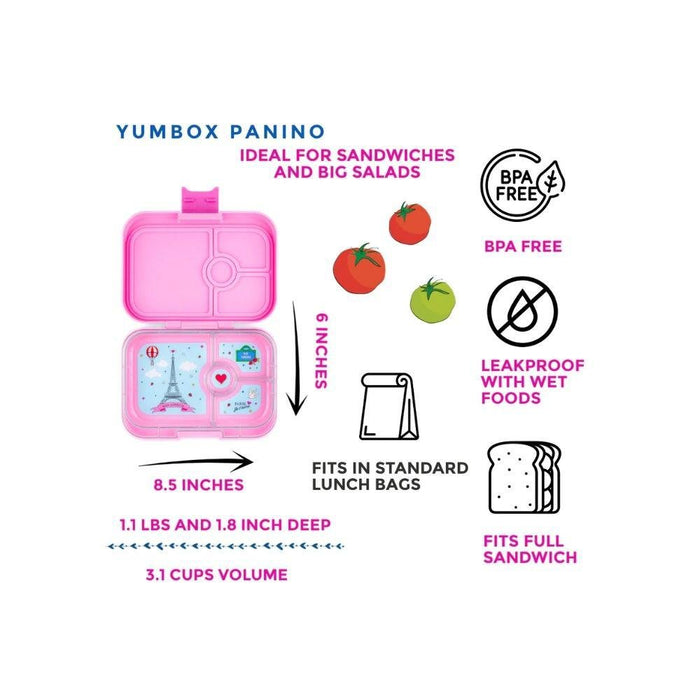 Yumbox Panino Lunch Box - Fifi Pink - Hello Charlie