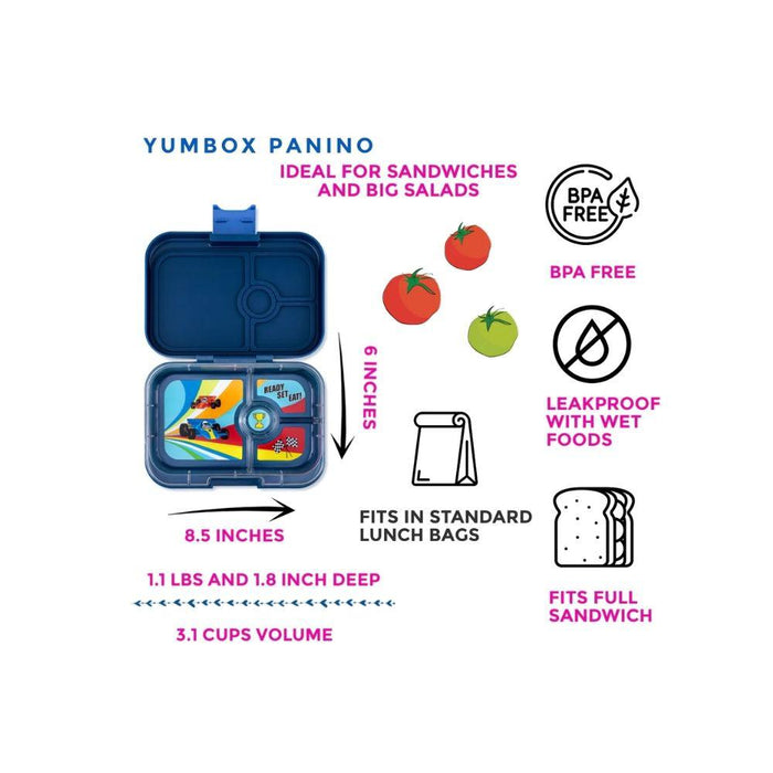 Yumbox Panino Lunch Box - Monte Carlo Blue-Hello-Charlie