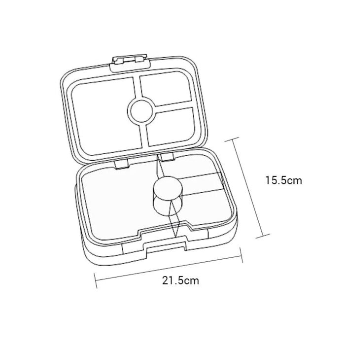 Yumbox Panino Lunch Box - True Blue-Yumbox-Hello Charlie