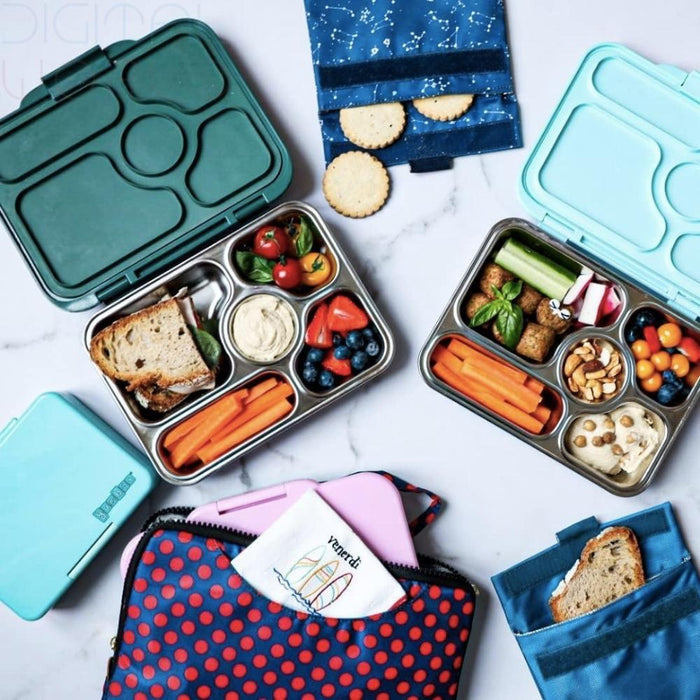 Yumbox Presto Stainless Steel Bento Lunchbox--Hello-Charlie