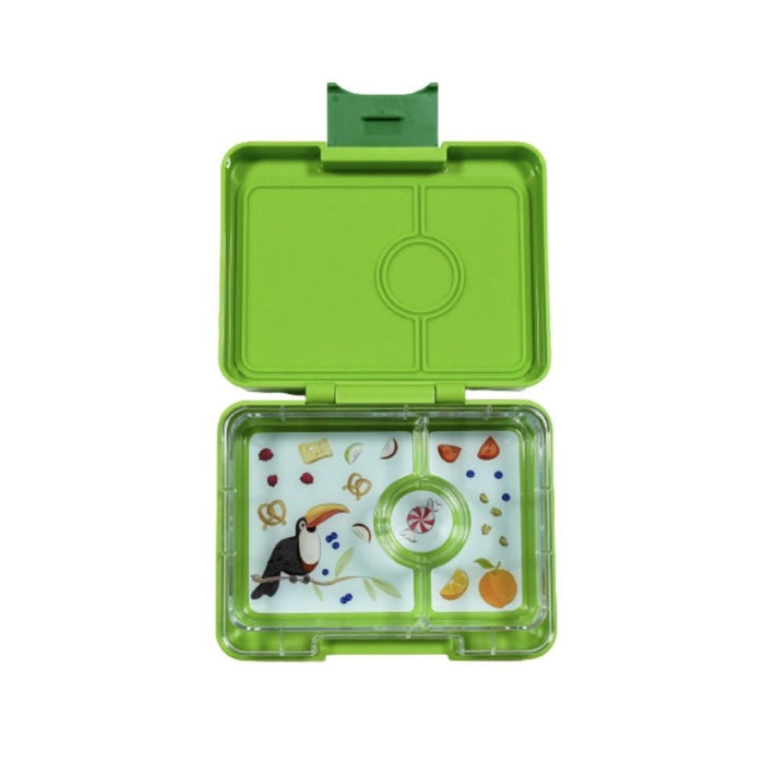 Yumbox Snackbox - Lime Green Toucan--Hello-Charlie