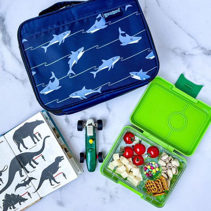 Yumbox Snackbox - Lime Green Toucan - Hello Charlie