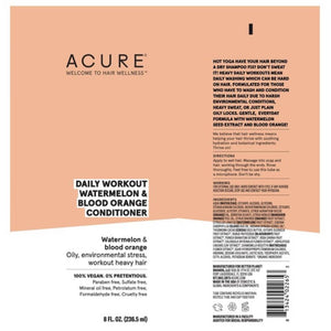 Acure Daily Workout Watermelon & Blood Orange Conditioner--Hello-Charlie