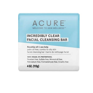 Acure Incredibly Clear Facial Cleansing Bar--Hello-Charlie