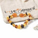 Amber Love Baltic Amber Teething Bracelet/Anklet - Cognac Love--Hello-Charlie