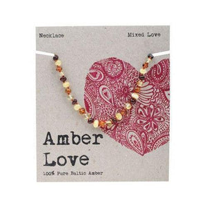 Amber Love Baltic Amber Teething Necklace - Mixed Love--Hello-Charlie
