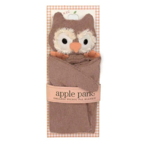 Apple Park Organic Blankie - Owl--Hello-Charlie