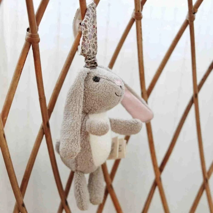 Apple Park Organic Cotton Stroller Toy - Bunny--Hello-Charlie