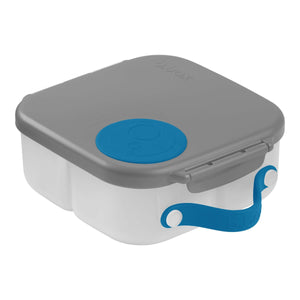 b.box Mini Lunchbox-Blue Slate-Hello-Charlie