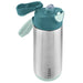 b.box Sport Spout Drink Bottle - Insulated-Emerald Forest-Hello-Charlie