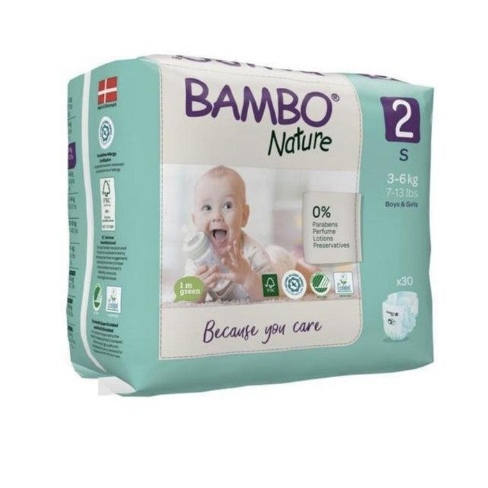 Bambo Nature Eco Nappies Size 2 S - Pack--Hello-Charlie